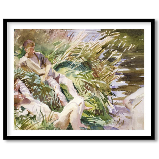 Immerse yourself in the serene beauty of this watercolor masterpiece, depicting a harmonious for space