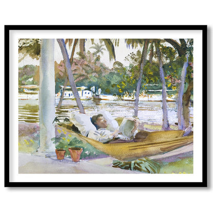 Capture the serene essence of leisure with this exquisite watercolor scene showcasing a restful for bedroom