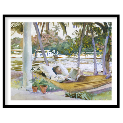 Capture the serene essence of leisure with this exquisite watercolor scene showcasing a restful for bedroom