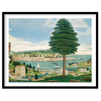 Immerse yourself in the serene beauty of this idyllic riverside village scene. This charming for space