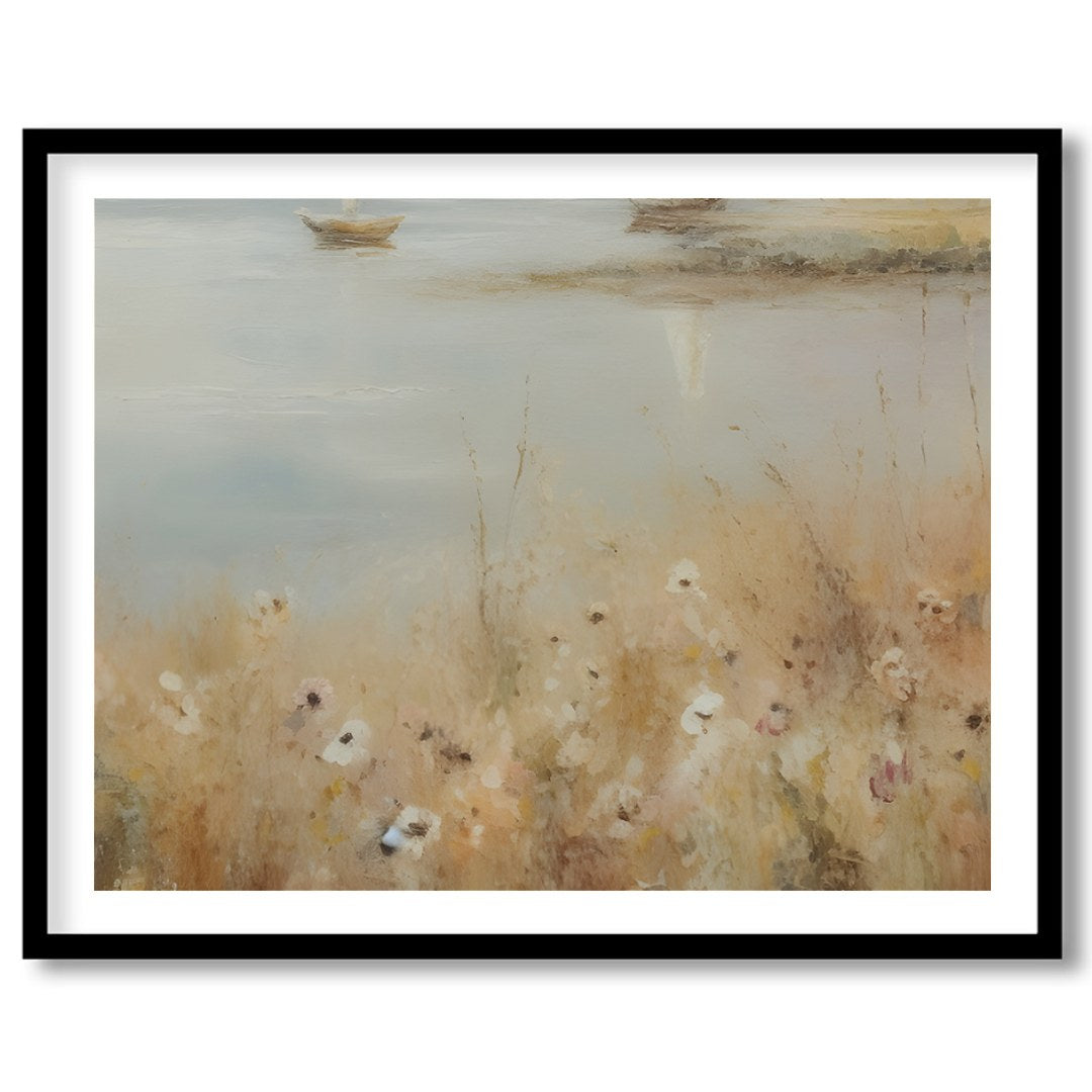 Immerse yourself in the serenity of a misty morning with this stunning piece of wall art. Featuring for room