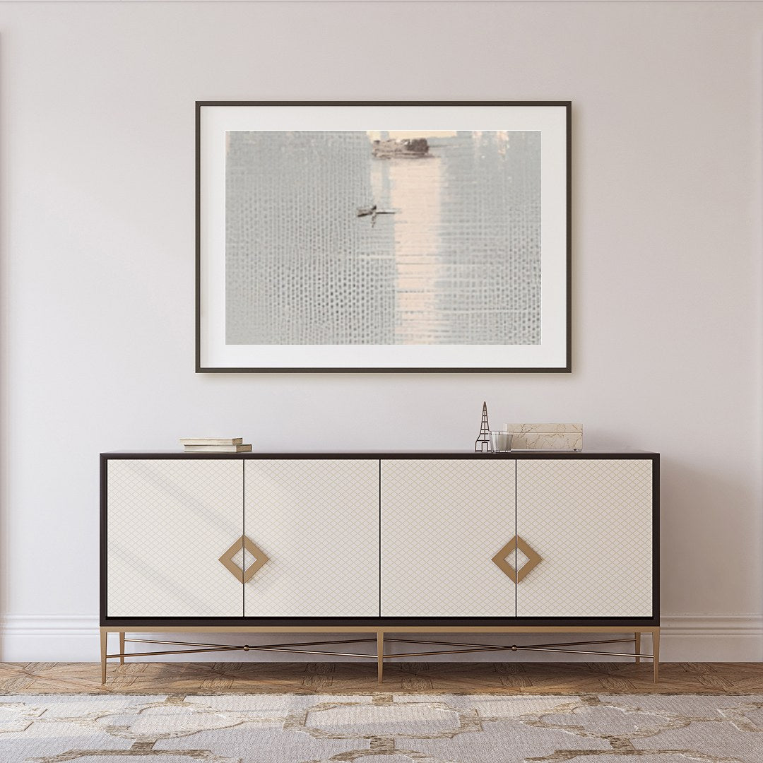Invite serene coastal vibes into your home with this exquisite seascape painting. Featuring for Foyer