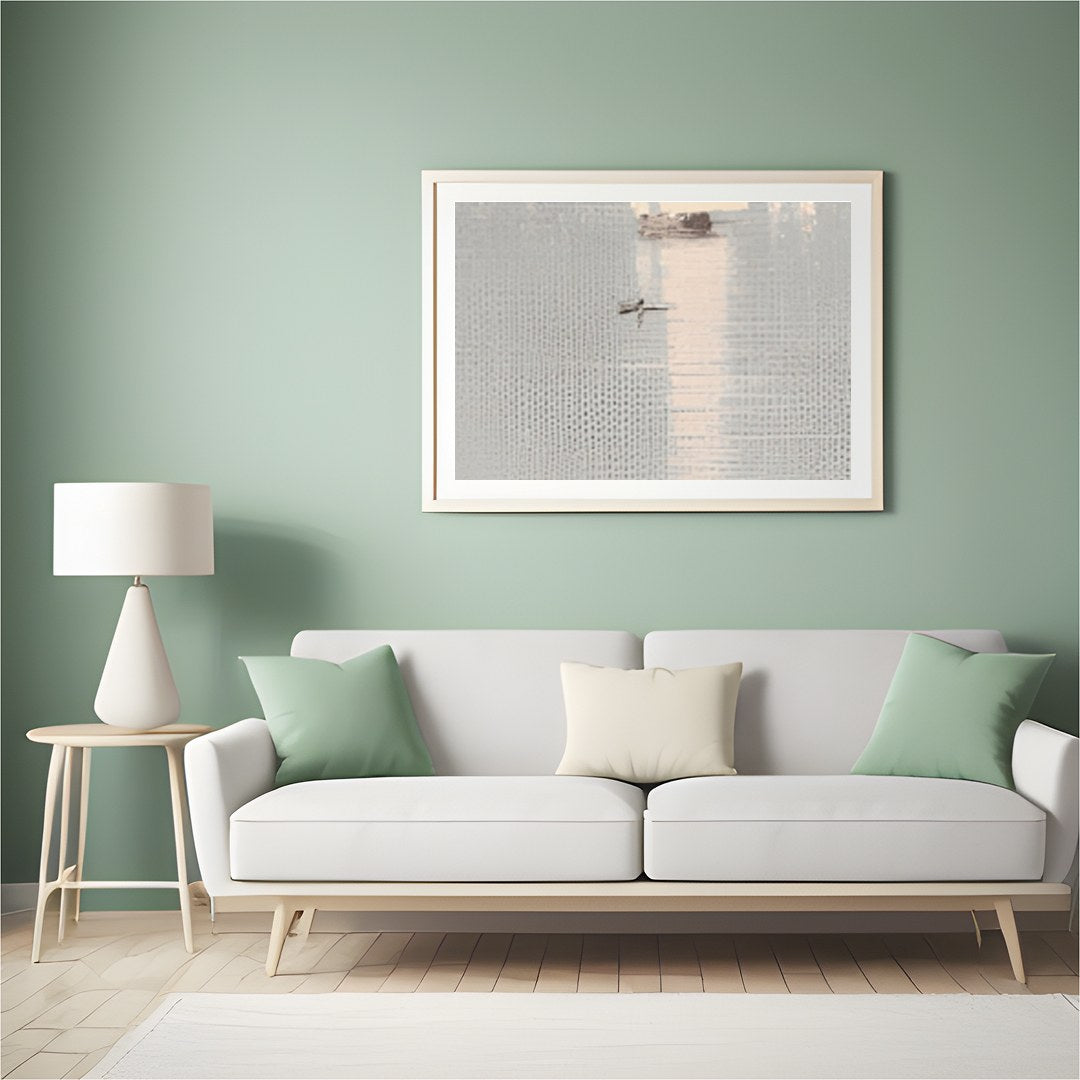 Invite serene coastal vibes into your home with this exquisite seascape painting. Featuring for Hall