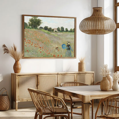 Capture the essence of a serene afternoon with this captivating piece. A gentle landscape adorned for Dining