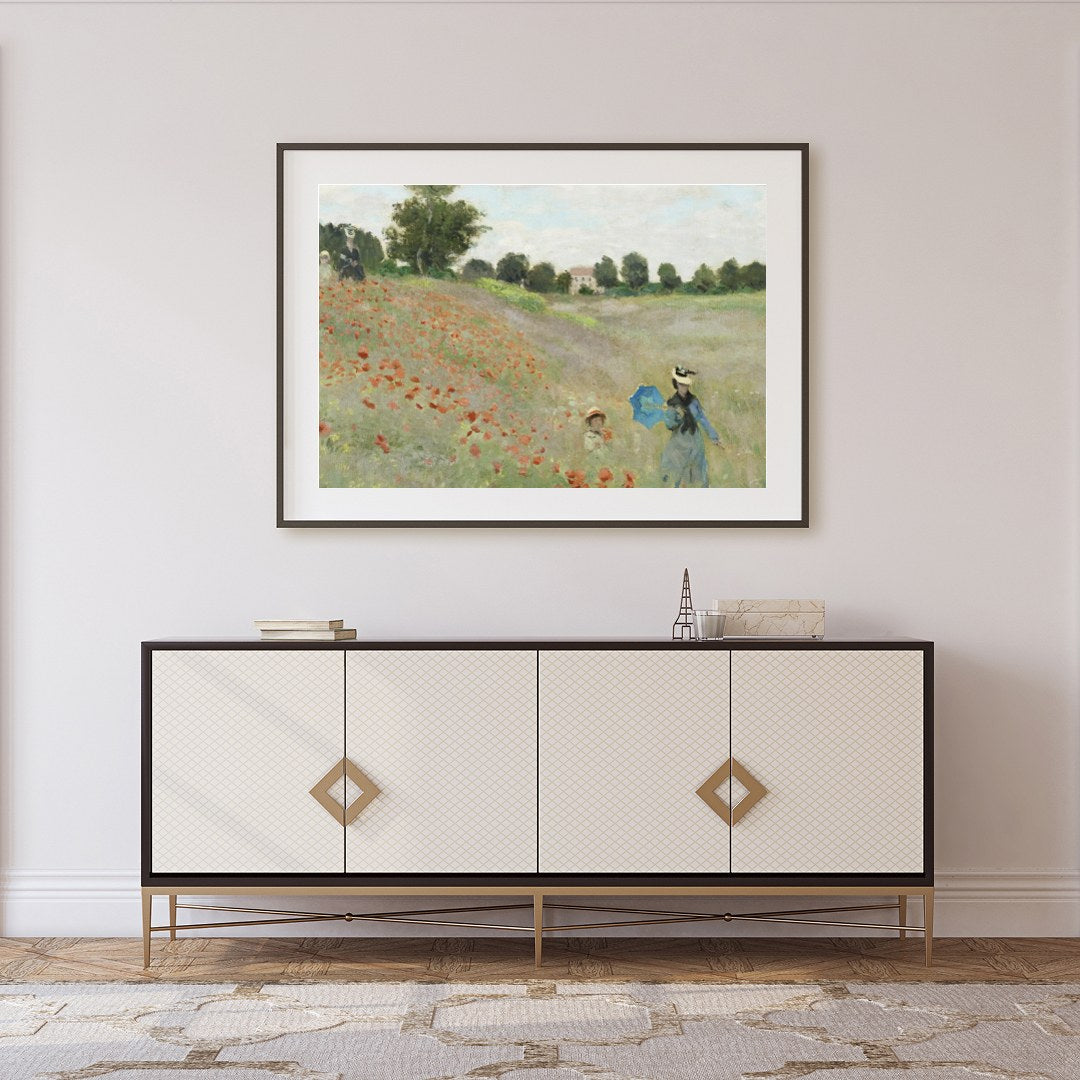 Capture the essence of a serene afternoon with this captivating piece. A gentle landscape adorned for Foyer