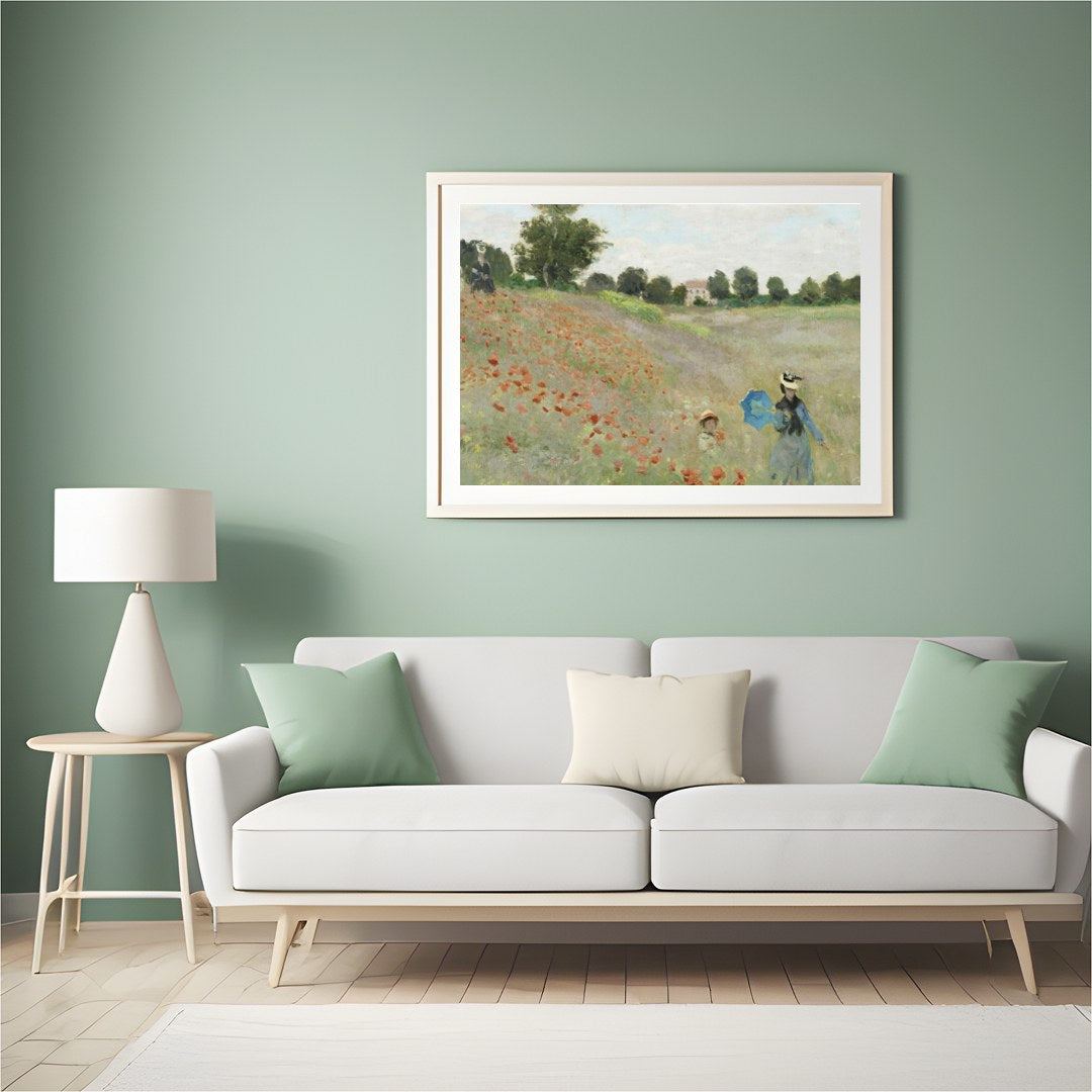 Capture the essence of a serene afternoon with this captivating piece. A gentle landscape adorned for Hall