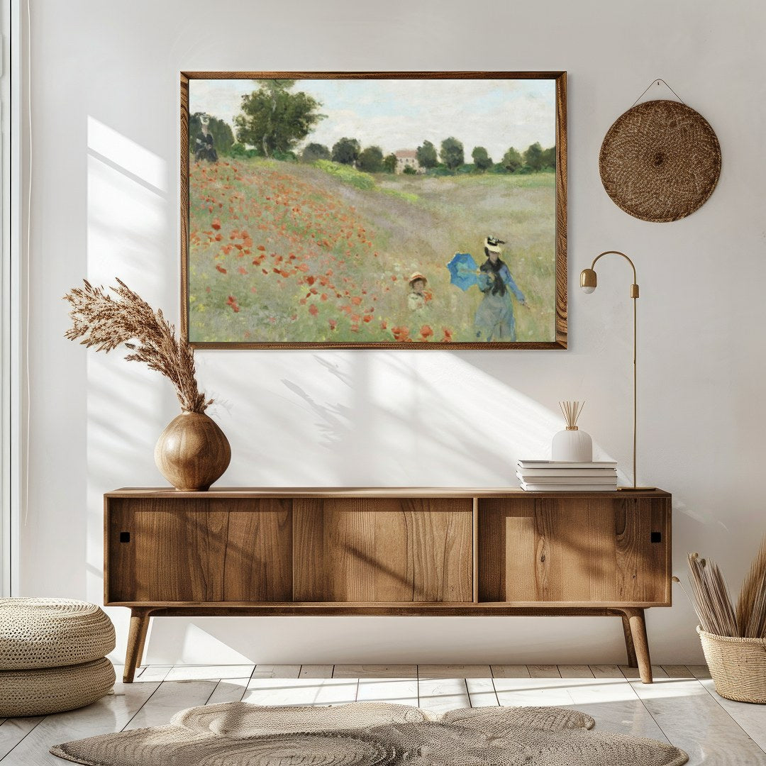 Capture the essence of a serene afternoon with this captivating piece. A gentle landscape adorned for Sitting Area