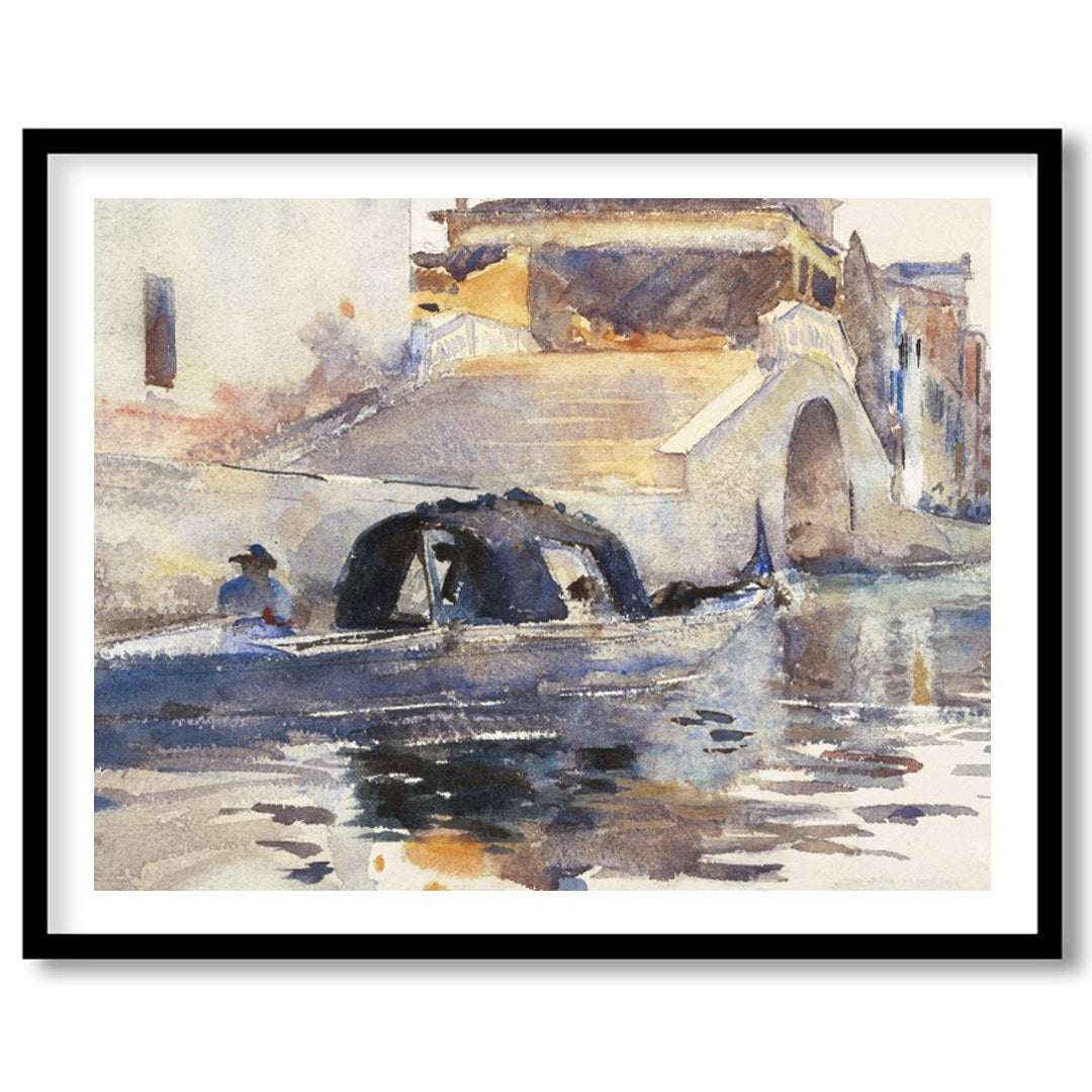 Experience the serene beauty of Venice's timeless canals with this delightful watercolor artwork. for nook