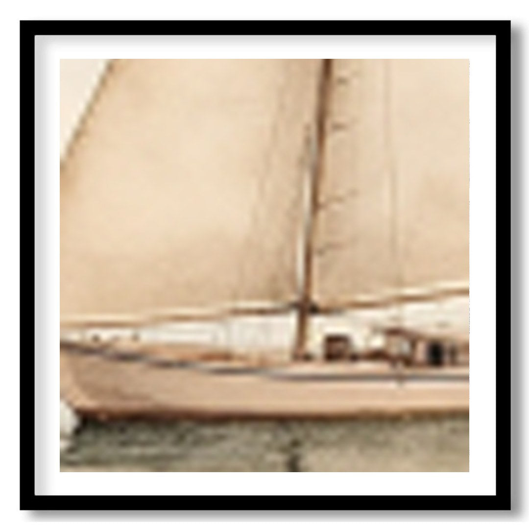 Invite the calming essence of nautical adventure into your space with this timeless depiction of a for gallery