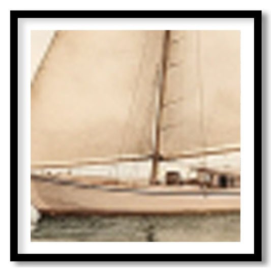 Invite the calming essence of nautical adventure into your space with this timeless depiction of a for gallery
