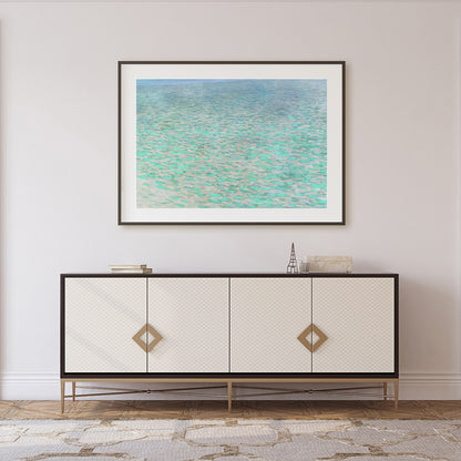 Experience serene elegance with the Tranquil Water Lilies Canvas, a breathtaking depiction of for Foyer