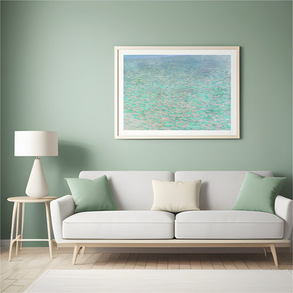 Experience serene elegance with the Tranquil Water Lilies Canvas, a breathtaking depiction of for Hall