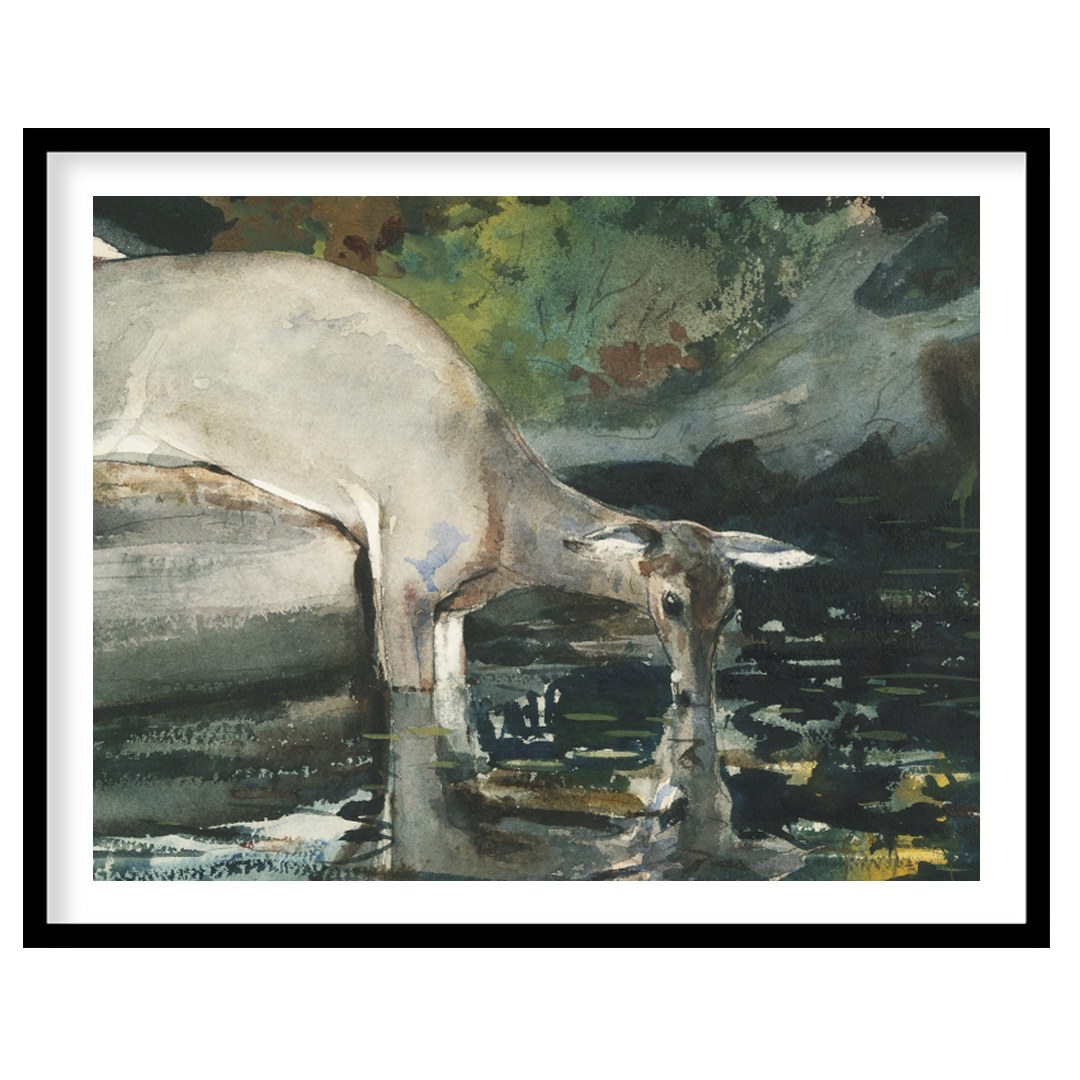 Immerse yourself in the serenity of nature with this captivating watercolor artwork. The piece for abode