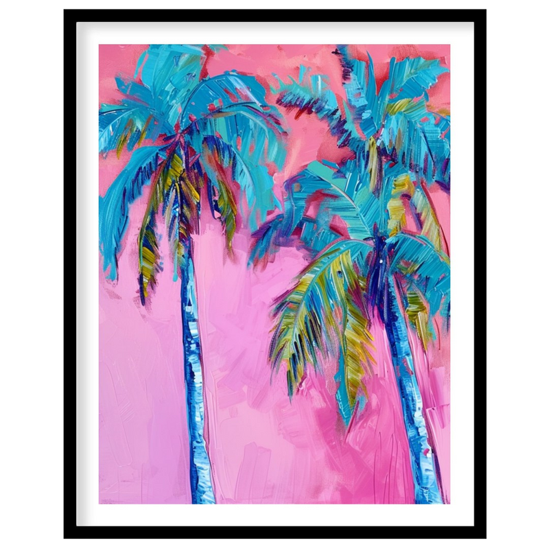 Tropical Bliss Abstract Palms