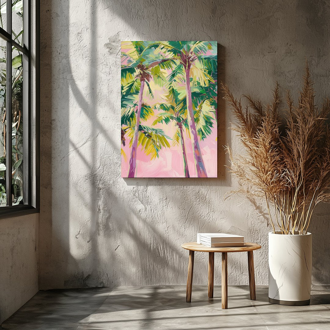 Bask in the relaxing ambience of 'Tropical Canopy Serenity', a vibrant piece that captures the for Entrance