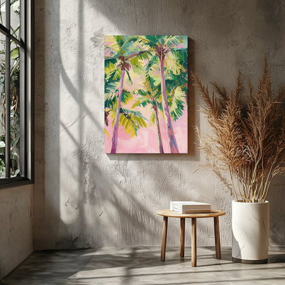Bask in the relaxing ambience of 'Tropical Canopy Serenity', a vibrant piece that captures the for Entrance
