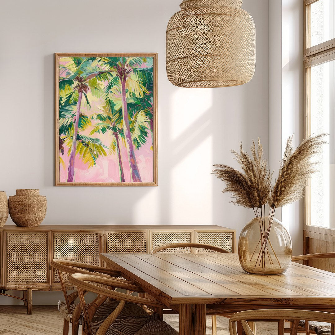 Bask in the relaxing ambience of 'Tropical Canopy Serenity', a vibrant piece that captures the for Extra Kitchen