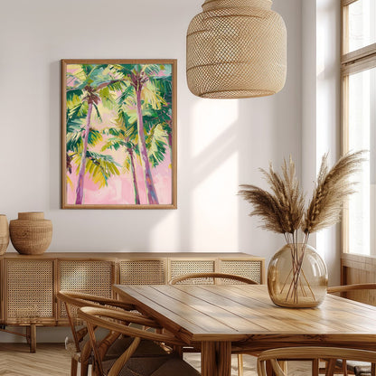 Bask in the relaxing ambience of 'Tropical Canopy Serenity', a vibrant piece that captures the for Extra Kitchen