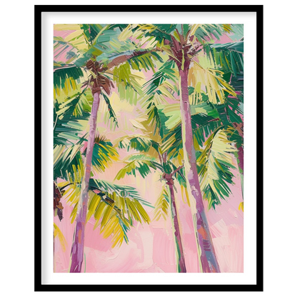 Bask in the relaxing ambience of 'Tropical Canopy Serenity', a vibrant piece that captures the for gallery