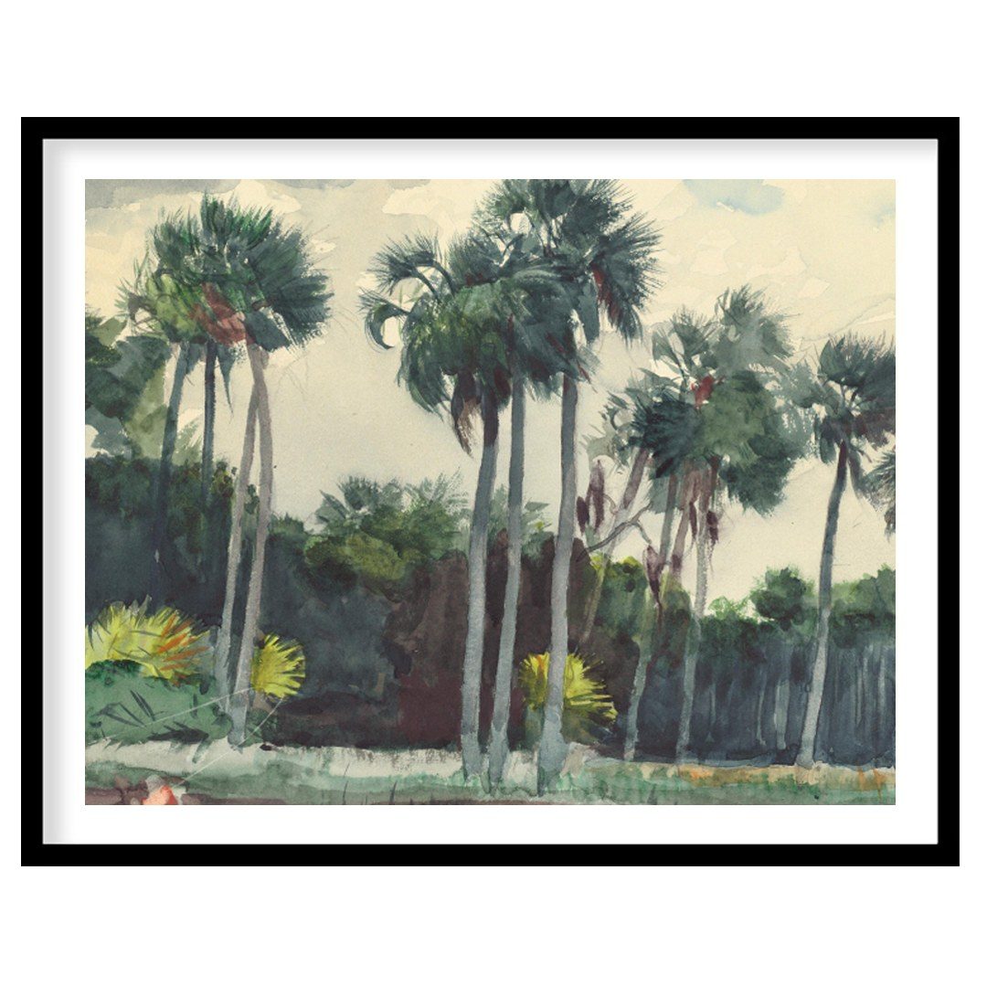 Immerse yourself in the tranquil allure of this watercolor masterpiece, capturing a serene grove of for residence