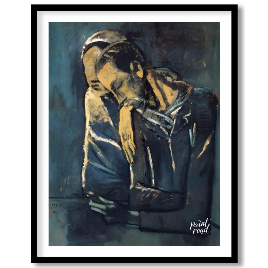 “Two Figures” by Pablo Picasso, painted in 1903 during his Blue Period, is a poignant and emotional… for house
