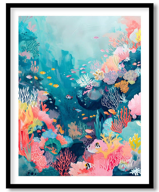Underwater Garden Painting Online at Paintroad Painting available online at Paint Road for only Underwater Garden Painting Online at Paintroad showing Aquatic bedroom and Conservation