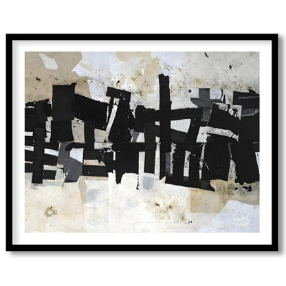 """Urban Fragment"" captures the raw, textural essence of a city's layered history. The composition… for abode