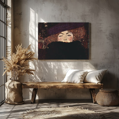 Immerse yourself in the allure of mystery with this captivating artwork, illustrating a woman for Veranda