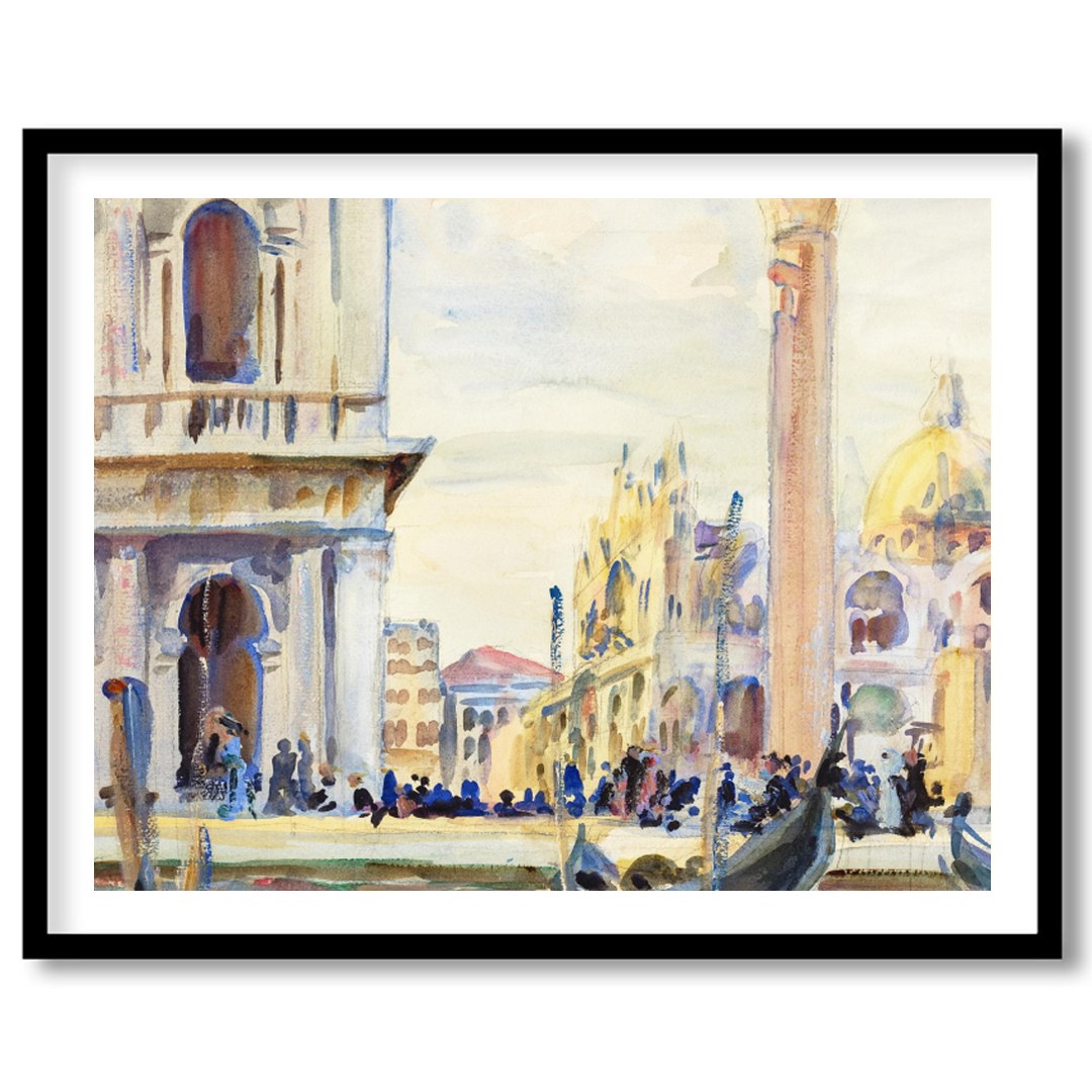 Immerse yourself in the timeless beauty of Venice with this exquisite watercolor artwork. Capturing for residence