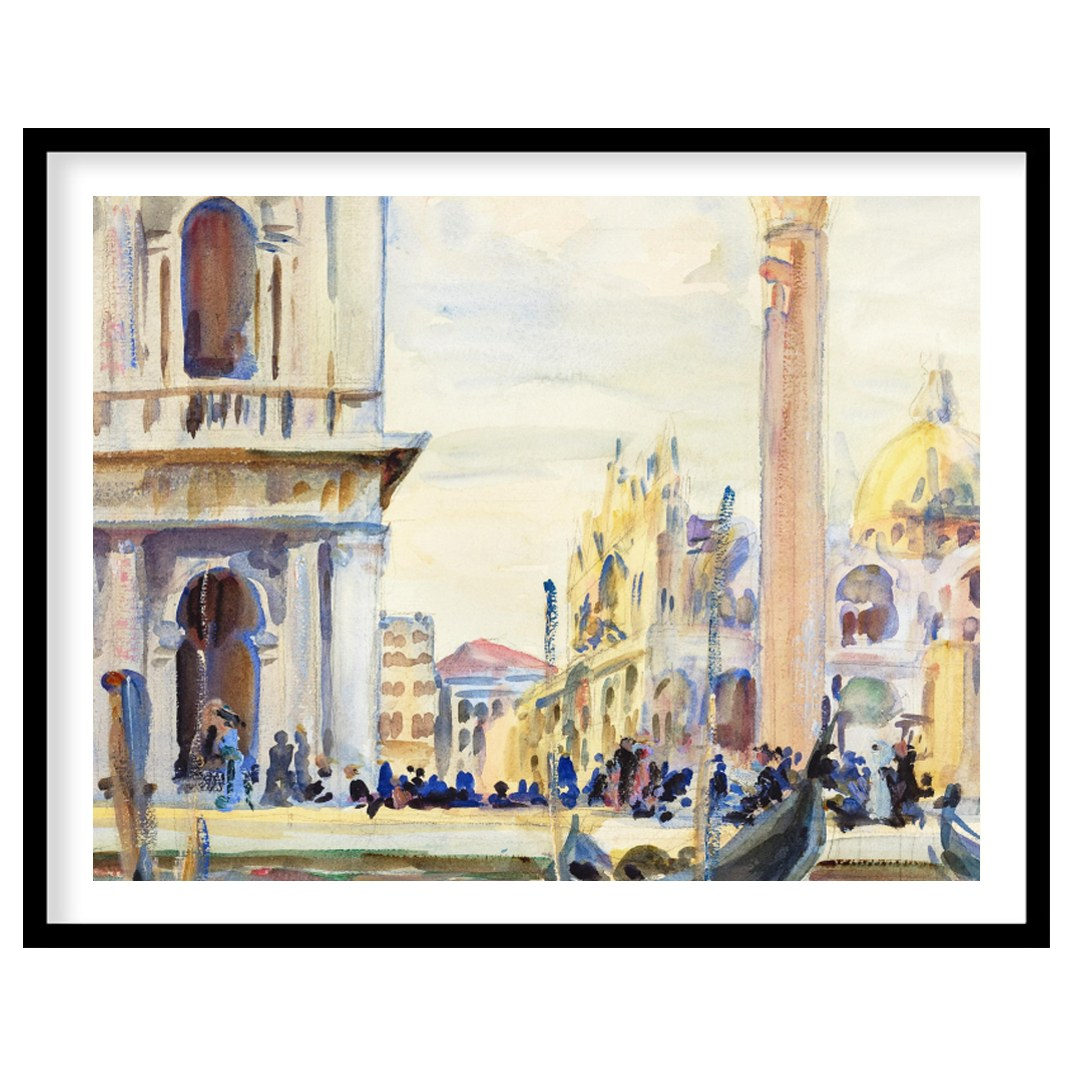 Immerse yourself in the timeless beauty of Venice with this exquisite watercolor artwork. Capturing for residence