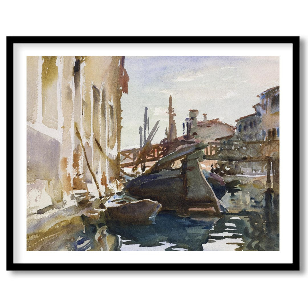 Immerse yourself in the serene beauty of Venice with this exquisite watercolor painting. Capturing for haven
