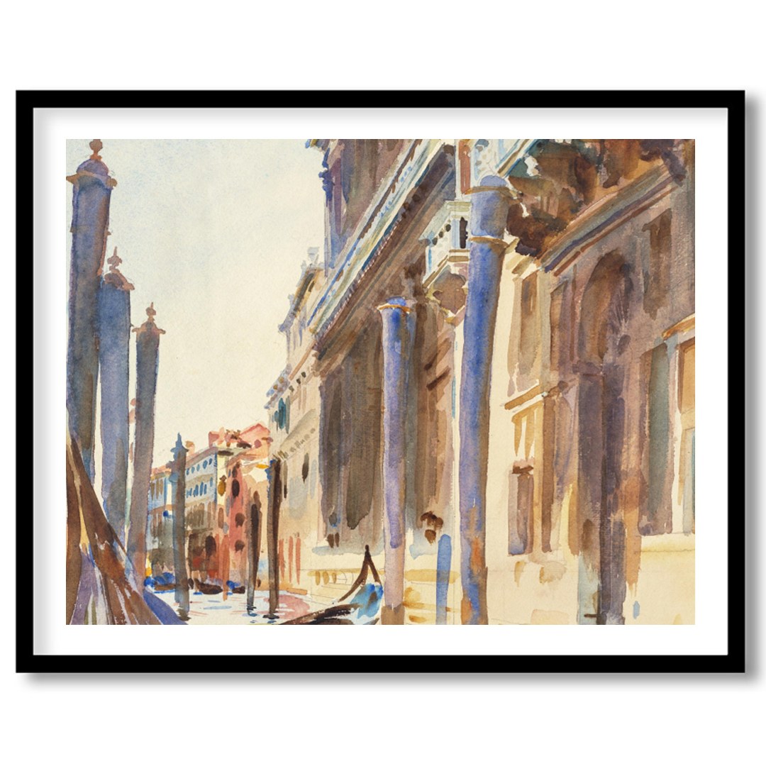 Immerse yourself in the timeless charm of Venice with this captivating watercolor. The intricately for sweet-home