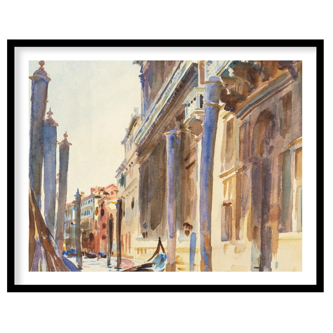 Immerse yourself in the timeless charm of Venice with this captivating watercolor. The intricately for sweet-home