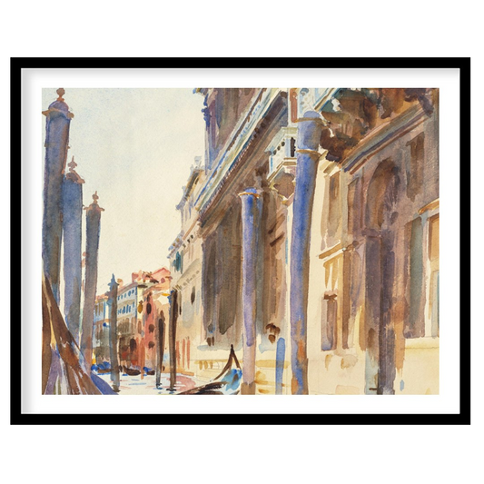 Immerse yourself in the timeless charm of Venice with this captivating watercolor. The intricately for sweet-home