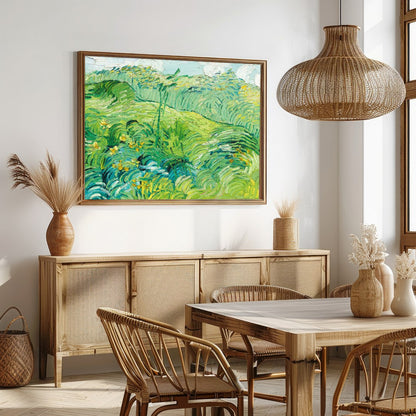 Immerse yourself in the swirling beauty of this vibrant landscape that captures the essence of a for Dining