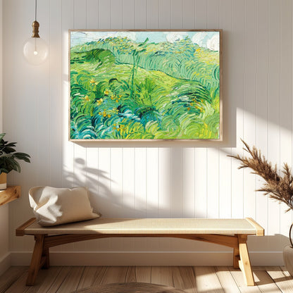 Immerse yourself in the swirling beauty of this vibrant landscape that captures the essence of a for Hallway