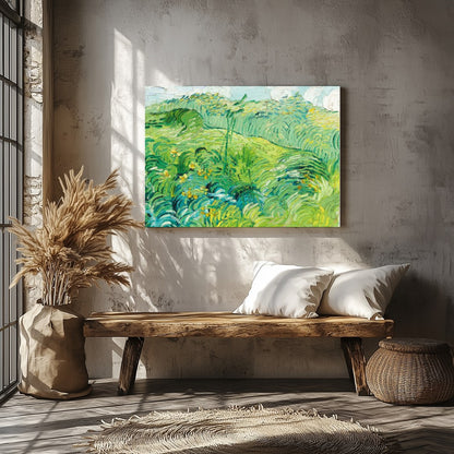 Immerse yourself in the swirling beauty of this vibrant landscape that captures the essence of a for Veranda