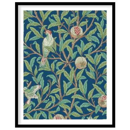 Experience the tranquil beauty of nature with this exquisite artwork featuring a pair of birds for abode