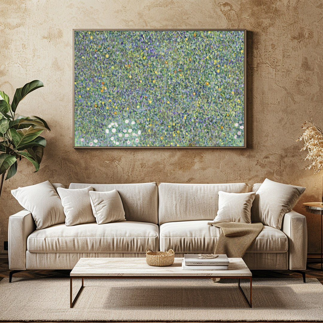 Immerse yourself in the lush beauty of 'Verdant Meadow Symphony'. This masterpiece highlights the for Family Room