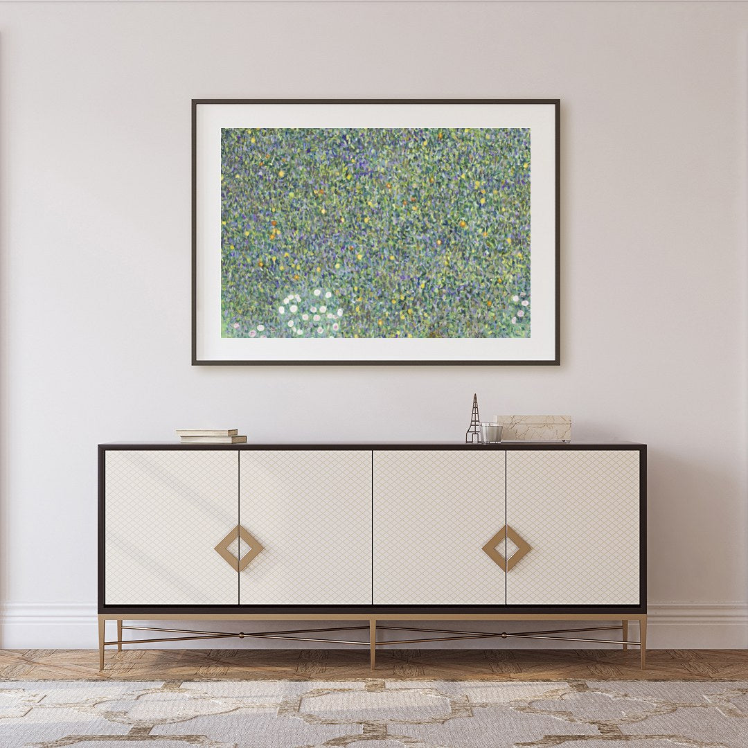Immerse yourself in the lush beauty of 'Verdant Meadow Symphony'. This masterpiece highlights the for Foyer