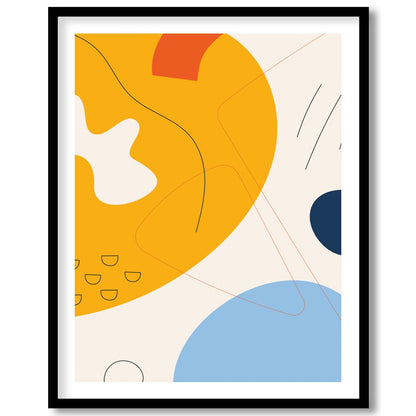 Infuse your space with energy and color through this vibrant abstract piece, featuring bold for gallery