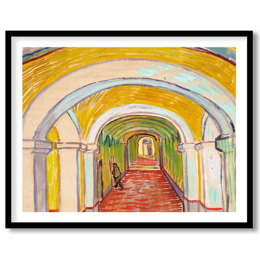 Step into a mesmerizing corridor that captures the essence of movement and architecture. This for home