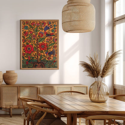 This captivating piece of wall art brings nature to life with its vivid portrayal of birds and for Extra Kitchen