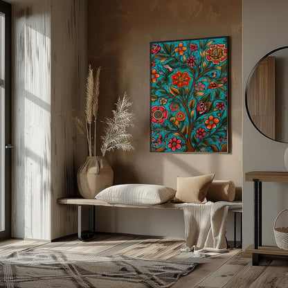 Infuse your space with the lively energy of this bold floral artwork. Featuring vivid flowers for decor
