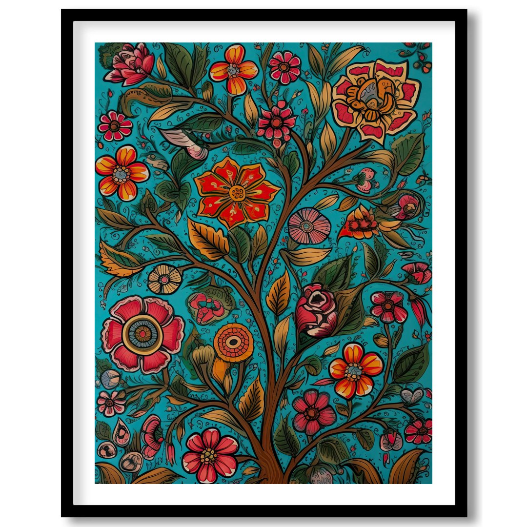 Infuse your space with the lively energy of this bold floral artwork. Featuring vivid flowers for place