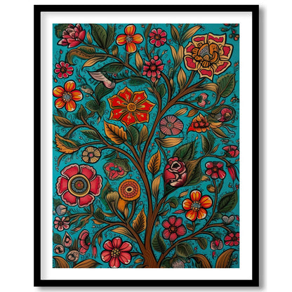 Infuse your space with the lively energy of this bold floral artwork. Featuring vivid flowers for place