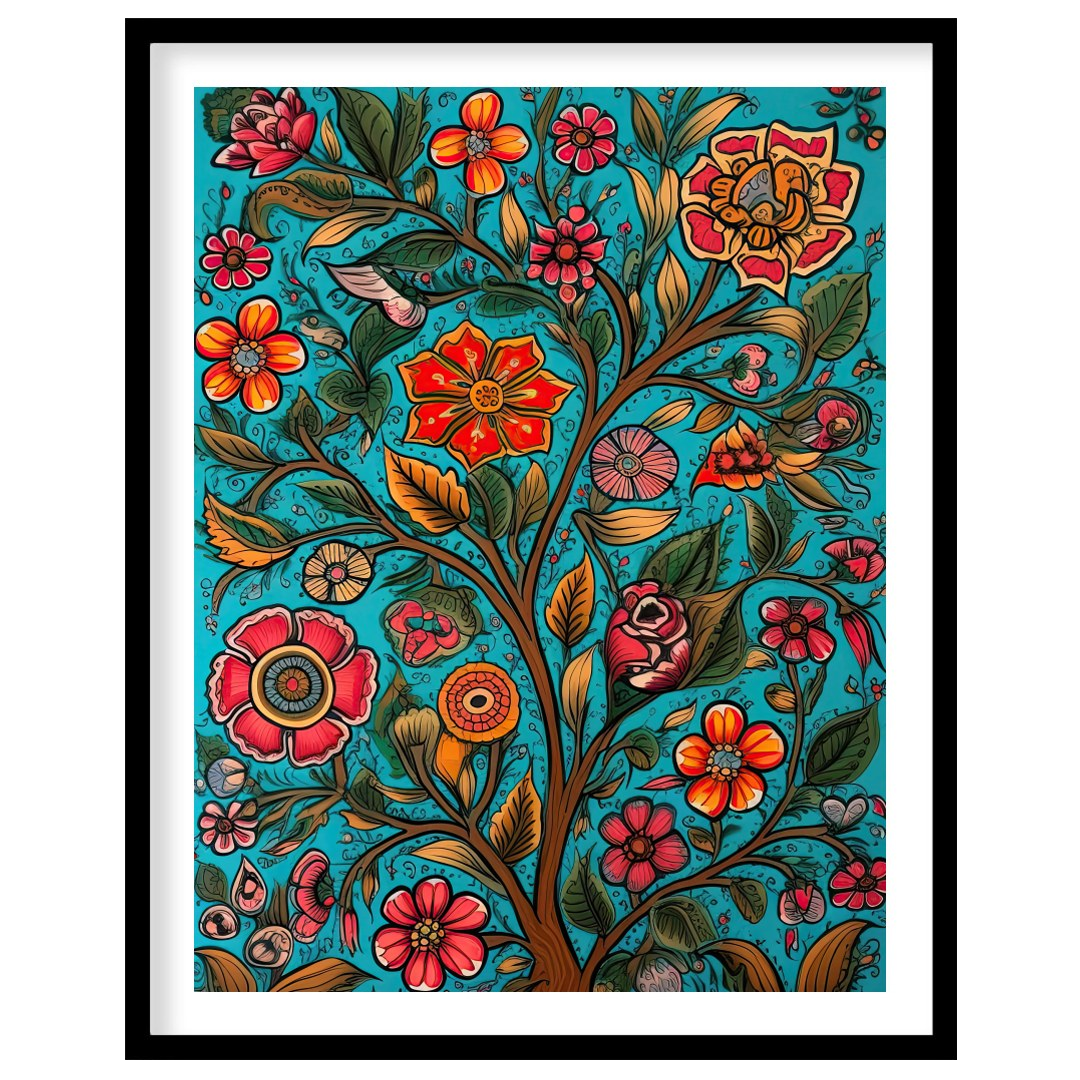 Infuse your space with the lively energy of this bold floral artwork. Featuring vivid flowers for place