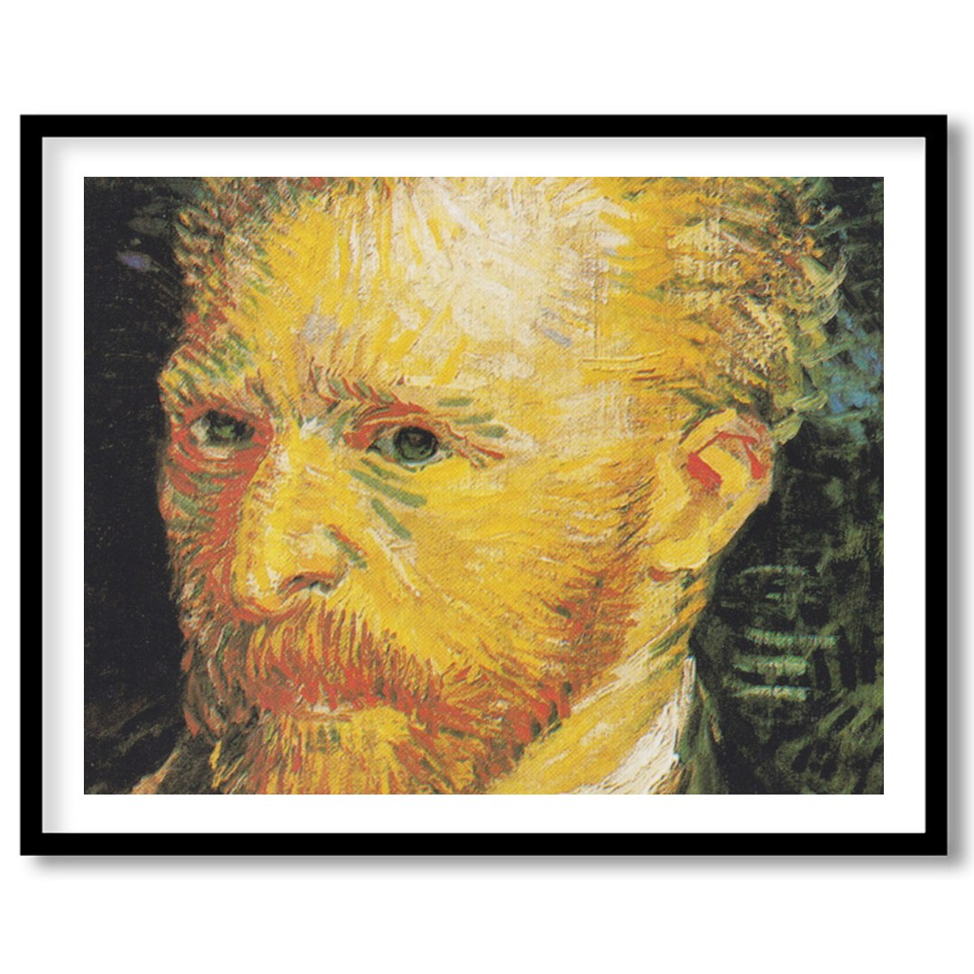 Immerse your space in the dynamic energy of this vibrant brushstroke portrait. The artwork captures for area