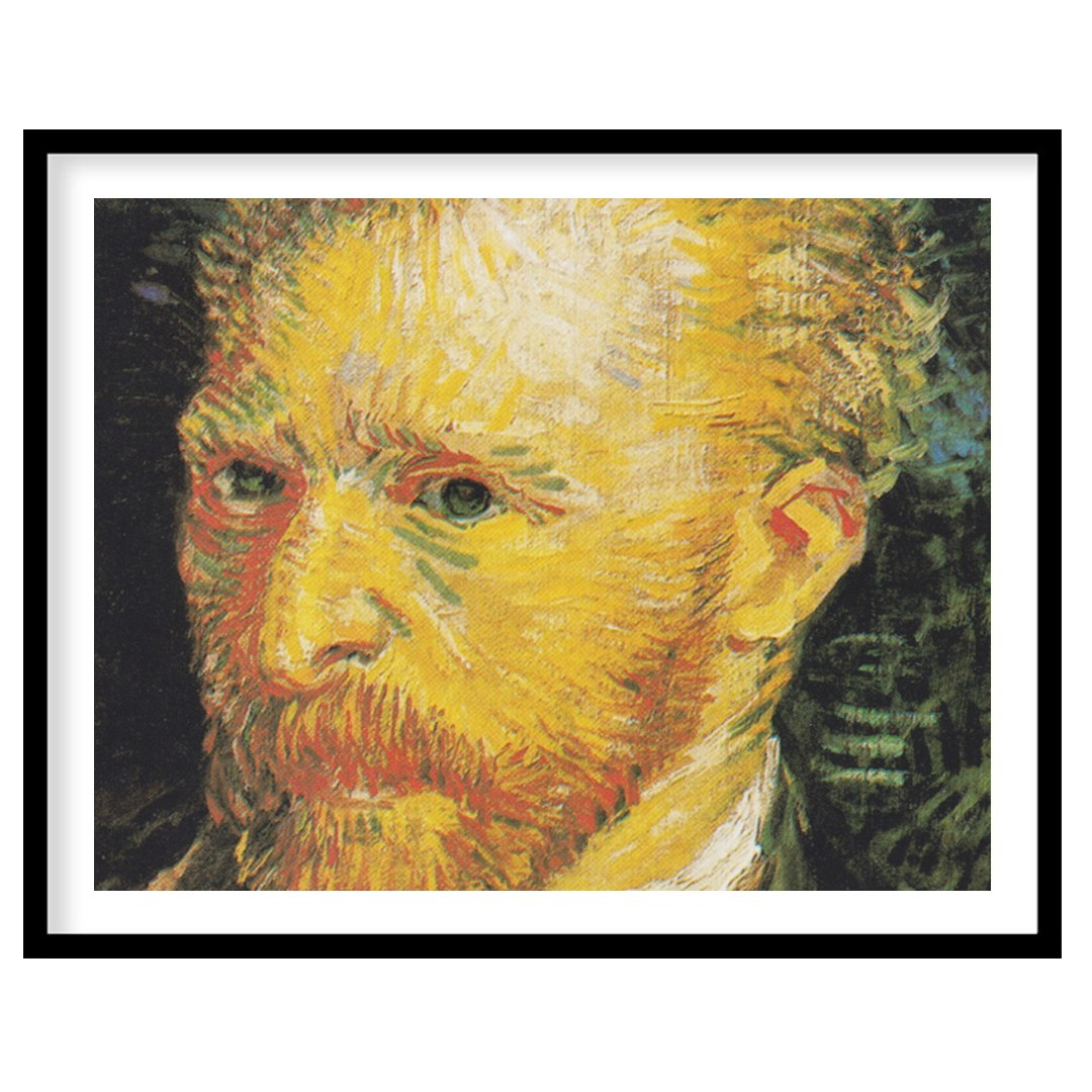Immerse your space in the dynamic energy of this vibrant brushstroke portrait. The artwork captures for area