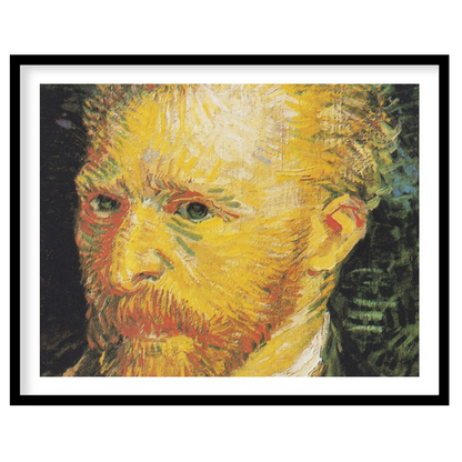 Immerse your space in the dynamic energy of this vibrant brushstroke portrait. The artwork captures for area